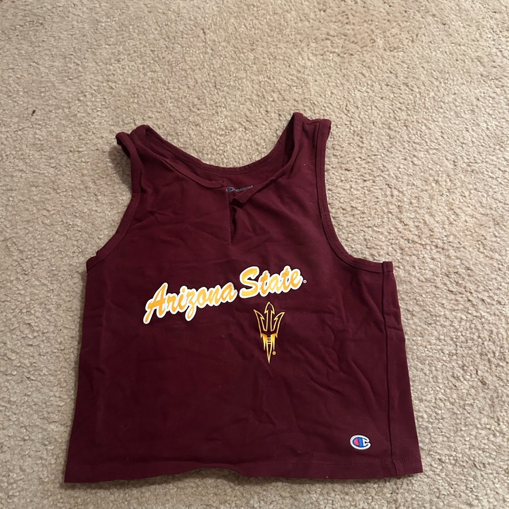 Champion Maroon Arizona State Tank Top